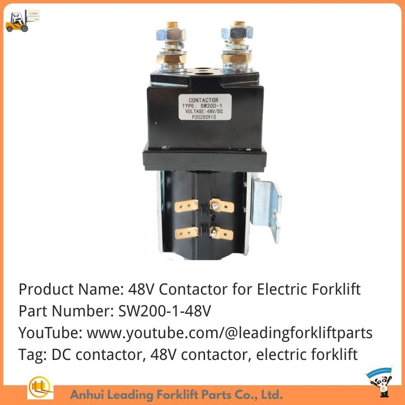 Vysokozdvižný vozík DC stykač|48V DC stykač|Elektrický vysokozdvižný vozík 48V stýkač|SW200-1-48V